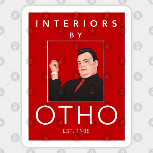 Interiors by OTHO est. 1988 Sticker by BodinStreet